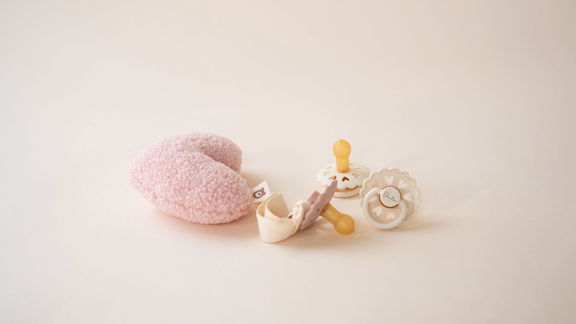 personalised pacifier clip with BIBS pacifier 