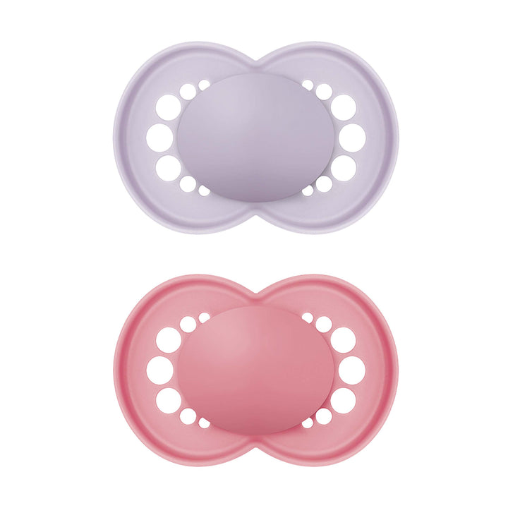 MAM Original Soother 16+ Months Lilac & Dusty Rose No - Personalisable Baby Products Sold and Personalised by JustBørn