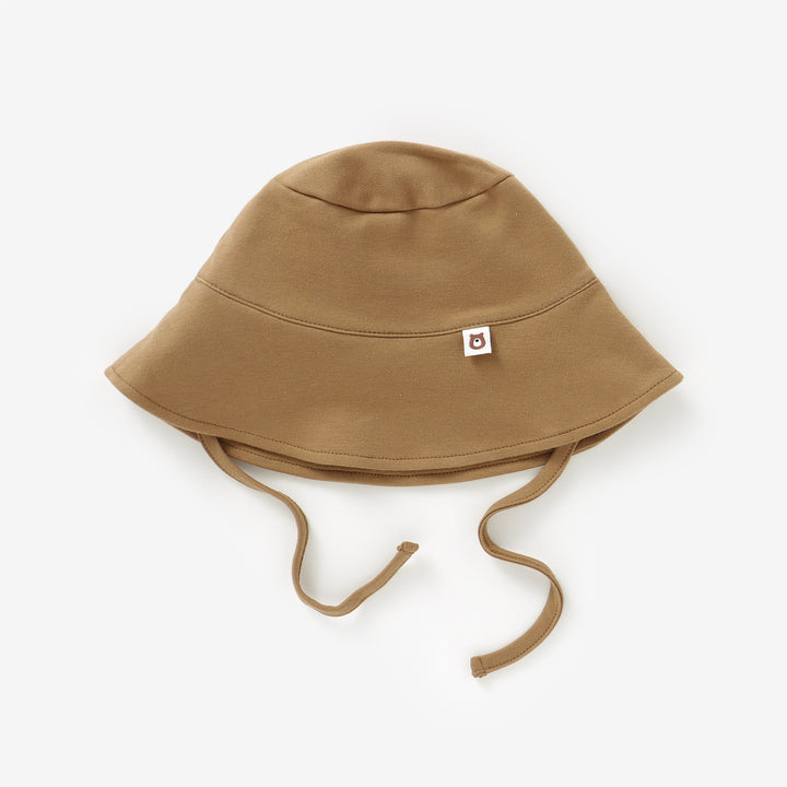 JBØRN Organic Cotton Baby Sun Hat Clay - Personalisable Baby Products Sold and Personalised by JustBørn