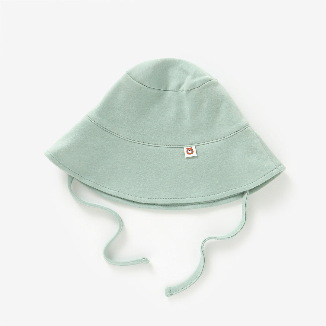 JBØRN Organic Cotton Baby Sun Hat Mint - Personalisable Baby Products Sold and Personalised by JustBørn