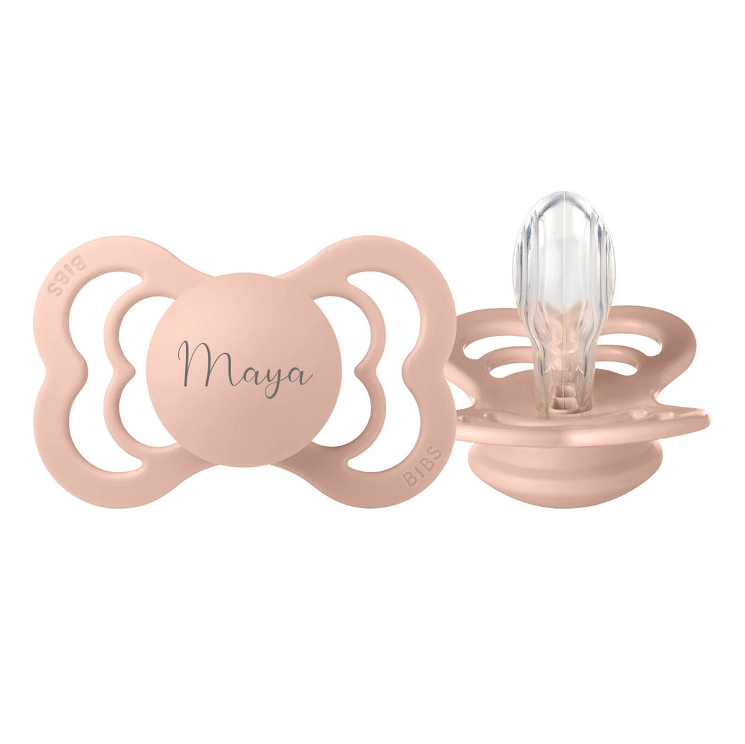 BIBS Supreme Symmetrical Silicone Pacifiers - Personalisable Baby Products Sold and Personalised by JustBørn