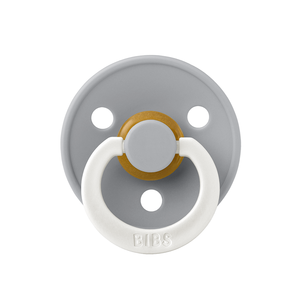 BIBS Colour Natural Rubber Latex Pacifiers Cloud Night Glow - Personalisable Baby Products Sold and Personalised by JustBørn