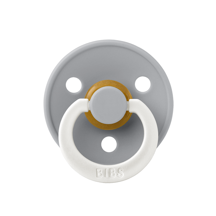 BIBS Colour Natural Rubber Latex Pacifiers Cloud Night Glow - Personalisable Baby Products Sold and Personalised by JustBørn