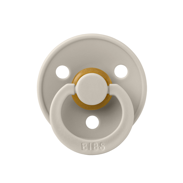 BIBS Colour Natural Rubber Latex Pacifiers Sand - Personalisable Baby Products Sold and Personalised by JustBørn