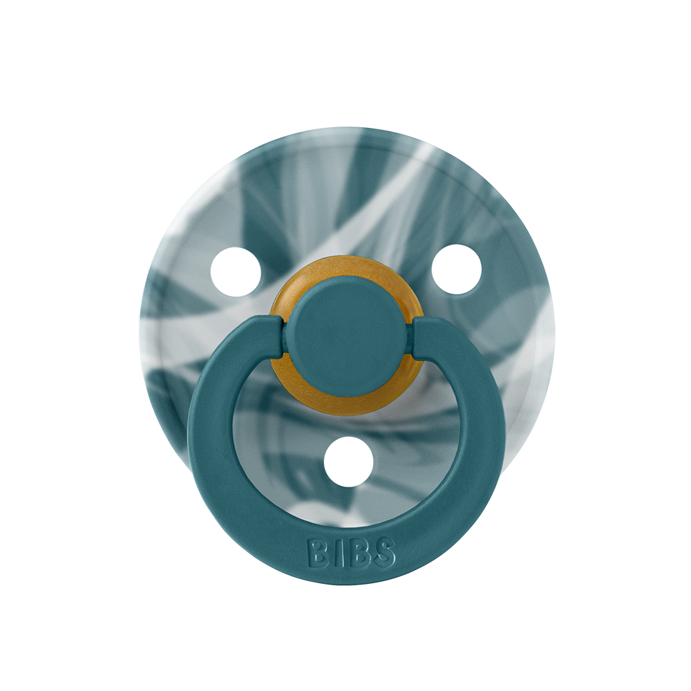 BIBS Colour Natural Rubber Latex Pacifiers Tie Dye Forest Lake - Personalisable Baby Products Sold and Personalised by JustBørn