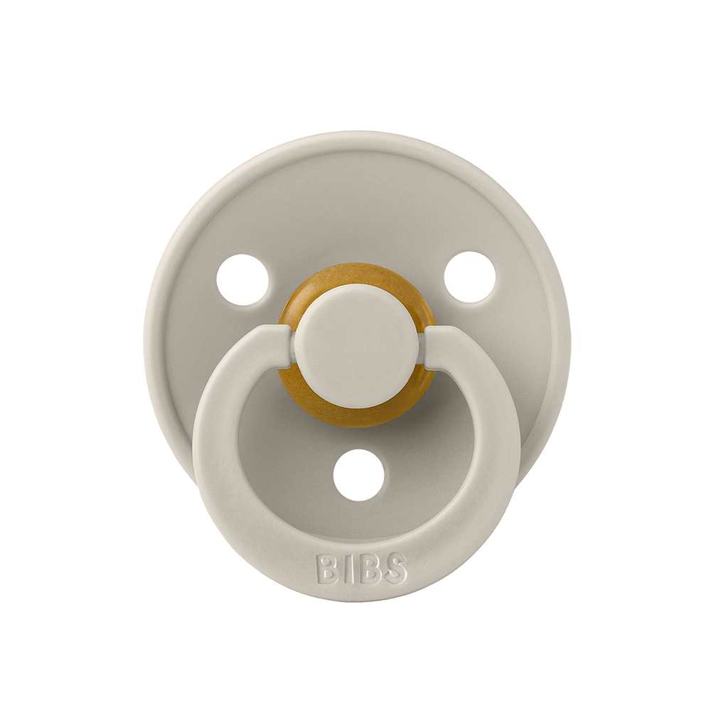 BIBS Colour Natural Rubber Latex Pacifiers (Size 3) | Personalisable Sand - Personalisable Baby Products Sold and Personalised by JustBørn