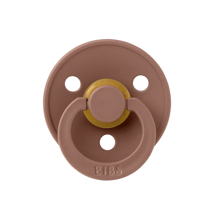 BIBS Colour Natural Rubber Latex Pacifiers (Size 3) | Personalisable Woodchuck - Personalisable Baby Products Sold and Personalised by JustBørn