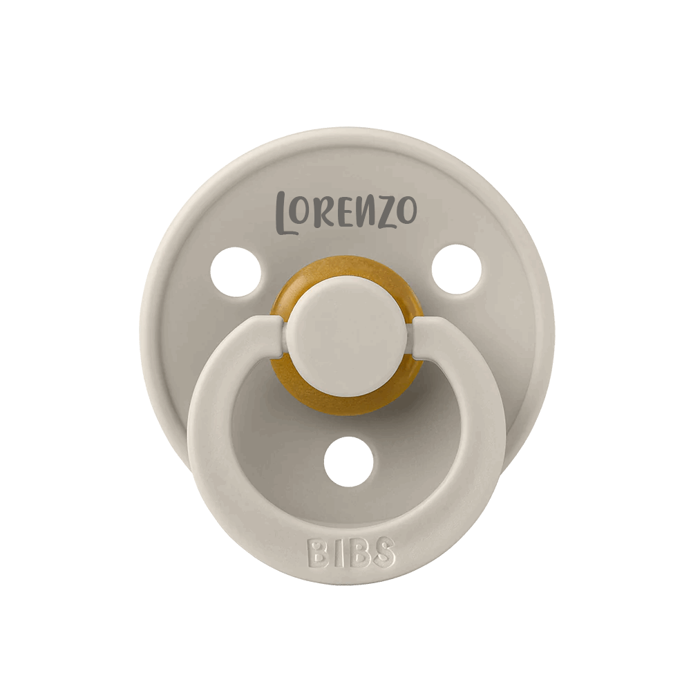 BIBS Colour Natural Rubber Latex Pacifiers (Size 3) | Personalisable - Personalisable Baby Products Sold and Personalised by JustBørn