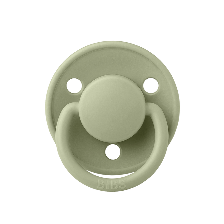 BIBS De Lux Natural Rubber Latex Pacifiers | Sale Sage - Personalisable Baby Products Sold and Personalised by JustBørn