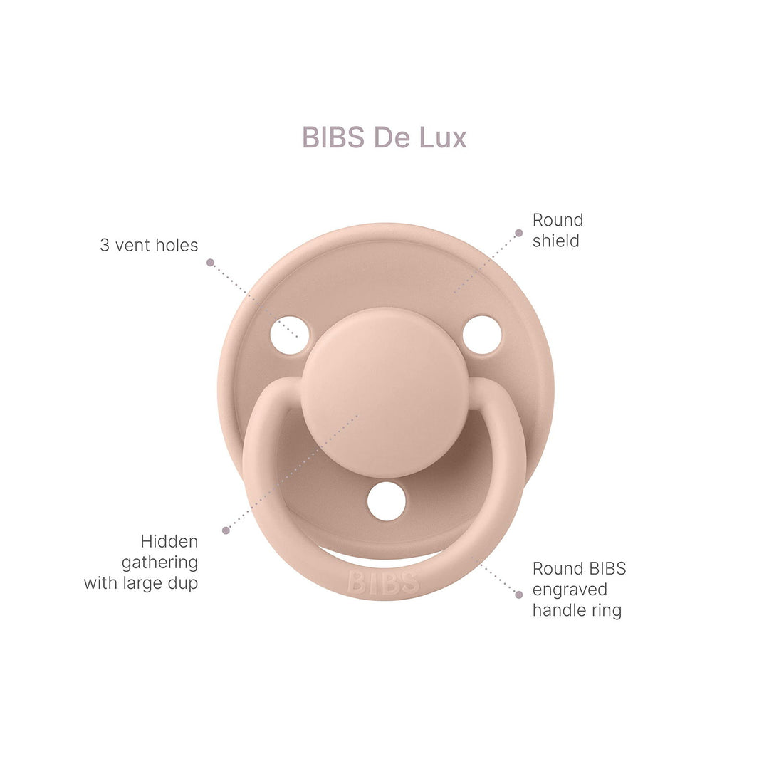 BIBS De Lux Silicone Pacifiers | One Size - Personalisable Baby Products Sold and Personalised by JustBørn