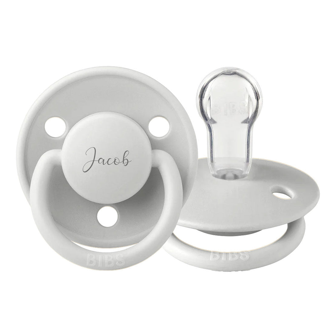 BIBS De Lux Silicone Pacifiers | One Size - Personalisable Baby Products Sold and Personalised by JustBørn