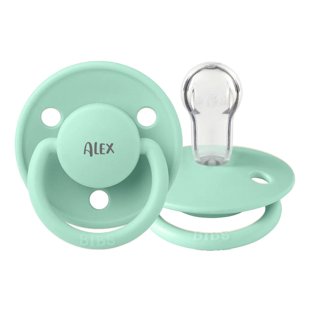 BIBS De Lux Silicone Pacifiers | One Size - Personalisable Baby Products Sold and Personalised by JustBørn
