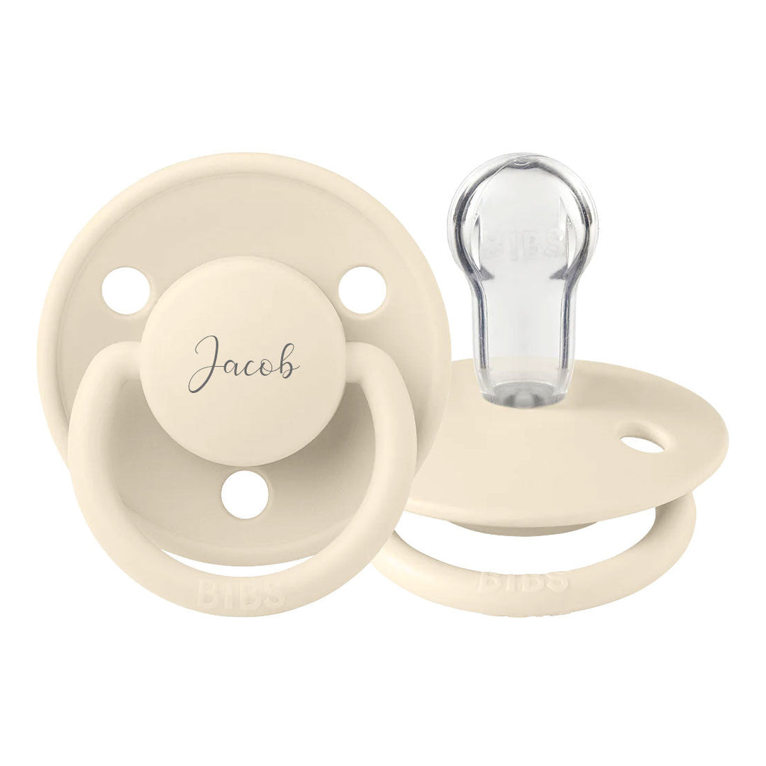 BIBS De Lux Silicone Pacifiers | One Size - Personalisable Baby Products Sold and Personalised by JustBørn