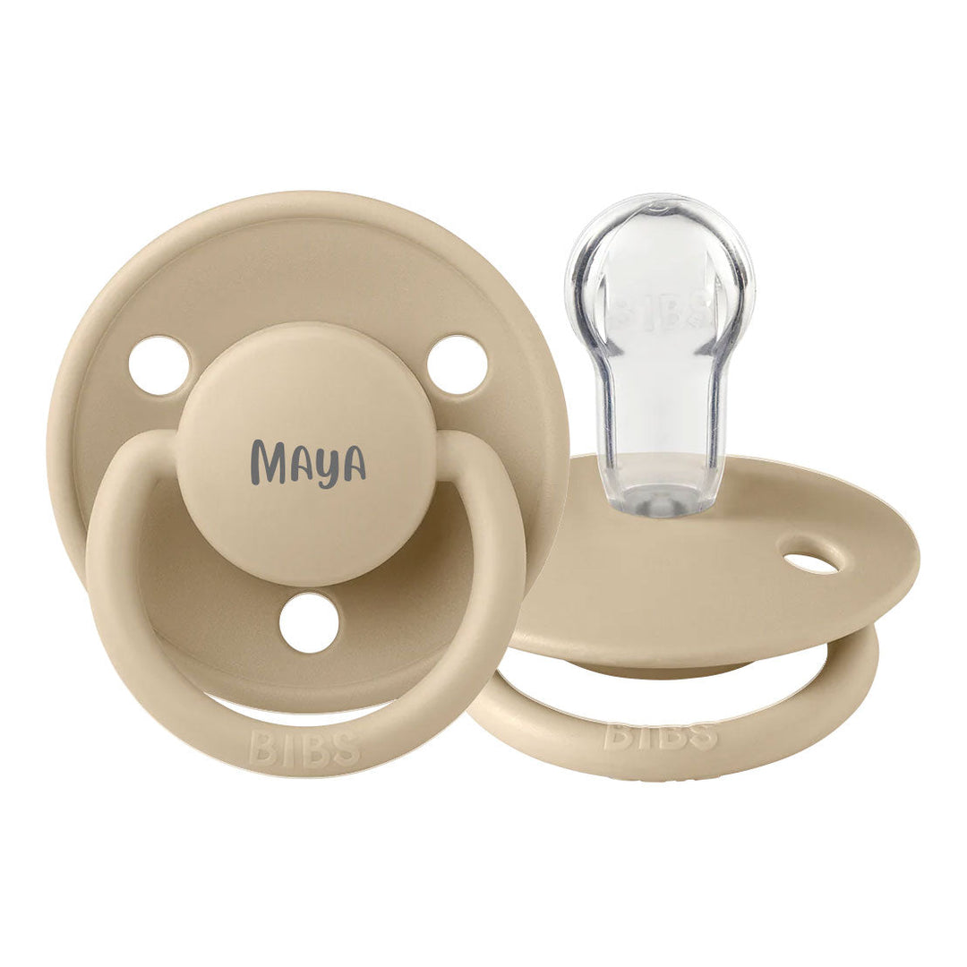 BIBS De Lux Silicone Pacifiers | One Size - Personalisable Baby Products Sold and Personalised by JustBørn