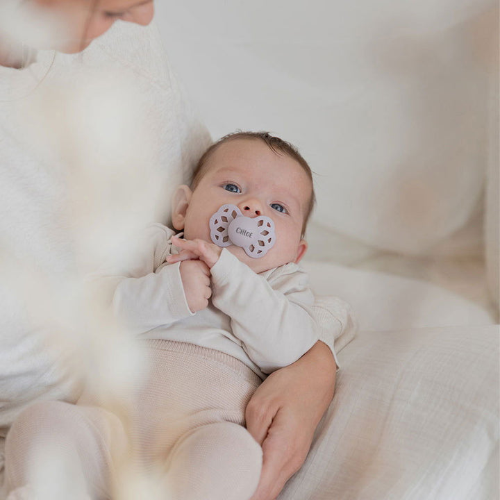 BIBS Infinity Anatomical Silicone Pacifiers - Personalisable Baby Products Sold and Personalised by JustBørn