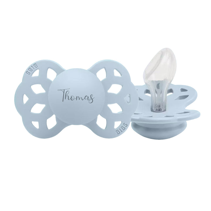 BIBS Infinity Anatomical Silicone Pacifiers - Personalisable Baby Products Sold and Personalised by JustBørn