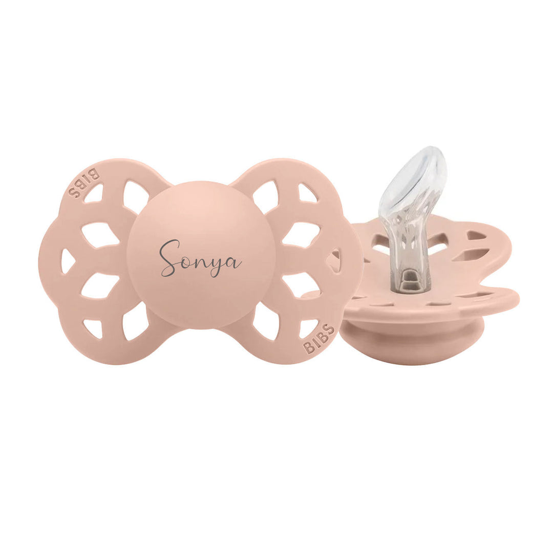 BIBS Infinity Anatomical Silicone Pacifiers - Personalisable Baby Products Sold and Personalised by JustBørn