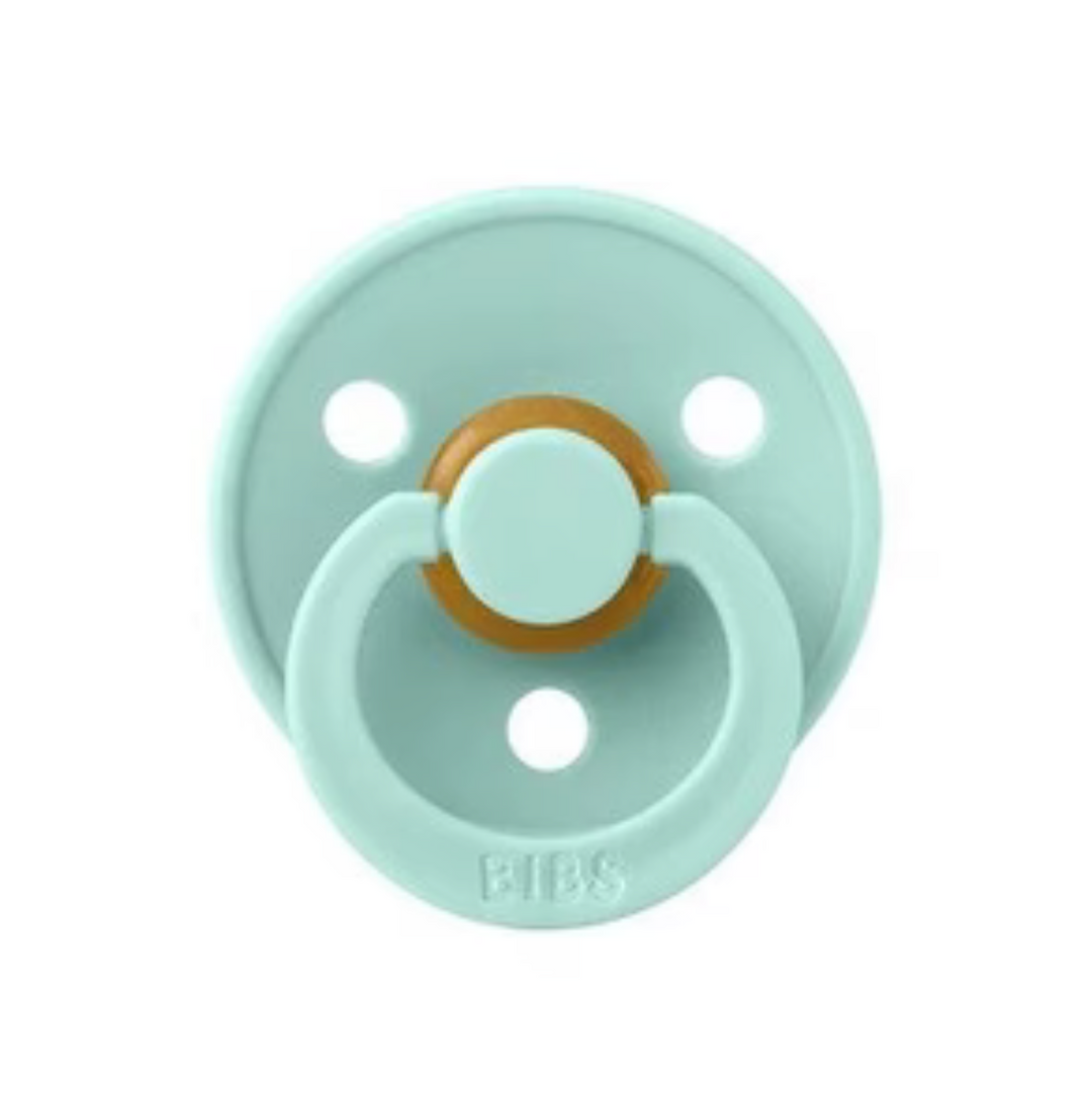 BIBS Colour Natural Rubber Latex Pacifiers Mint - Personalisable Baby Products Sold and Personalised by JustBørn