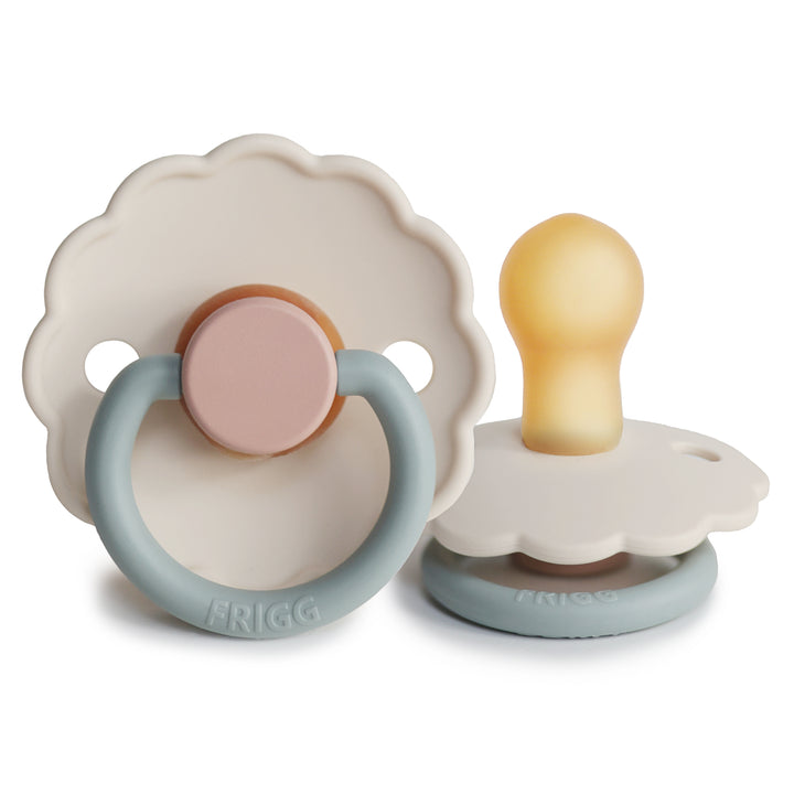 FRIGG Daisy Natural Rubber Latex Pacifier Cotton Candy - Personalisable Baby Products Sold and Personalised by JustBørn