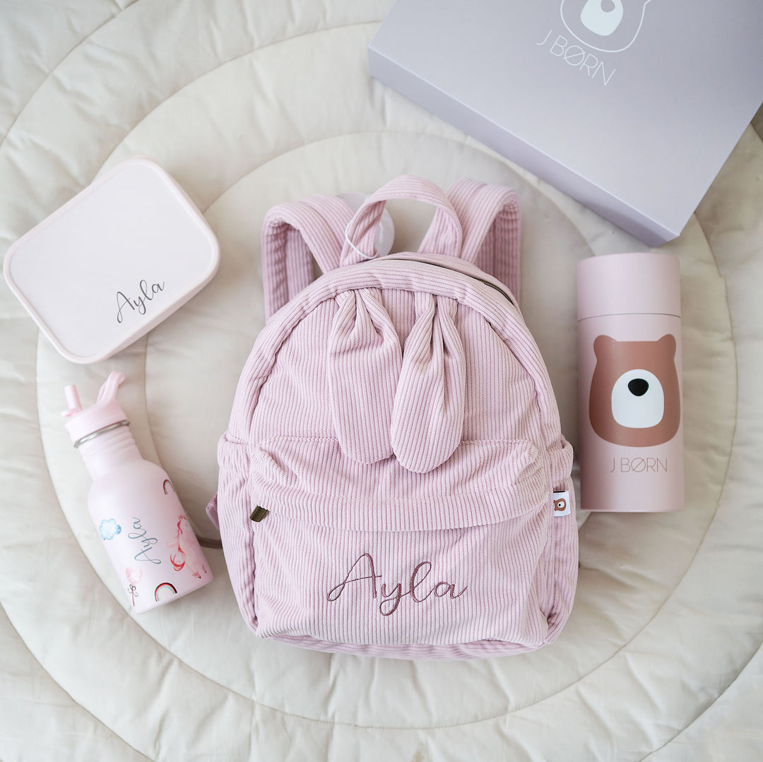 JBØRN Personalised Backpack, Water Bottle & Lunch Box Gift Set - Personalisable Baby Products Sold and Personalised by JustBørn