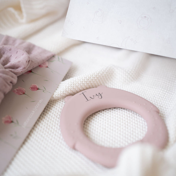JBØRN Baby Girl Lilac Accessories Gift Set - Personalisable Baby Products Sold and Personalised by JustBørn
