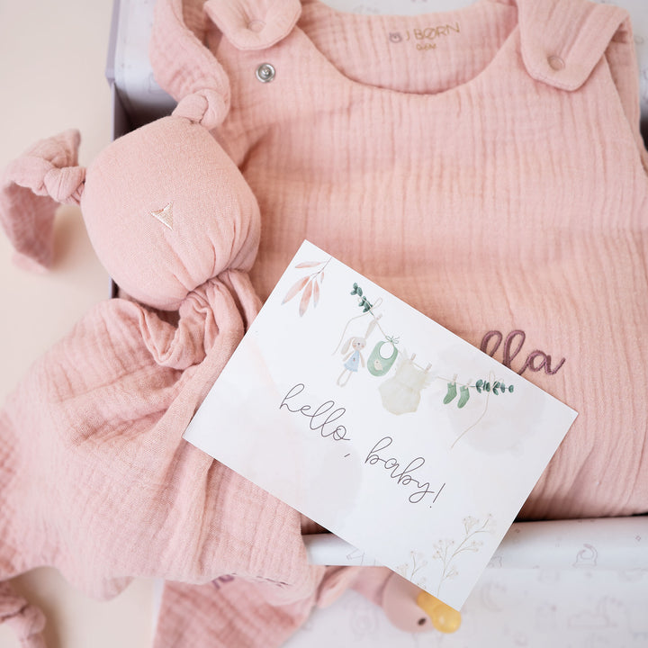 JBØRN Muslin Sleeping Bag & Comforter Set | Organic Cotton - Personalisable Baby Products Sold and Personalised by JustBørn