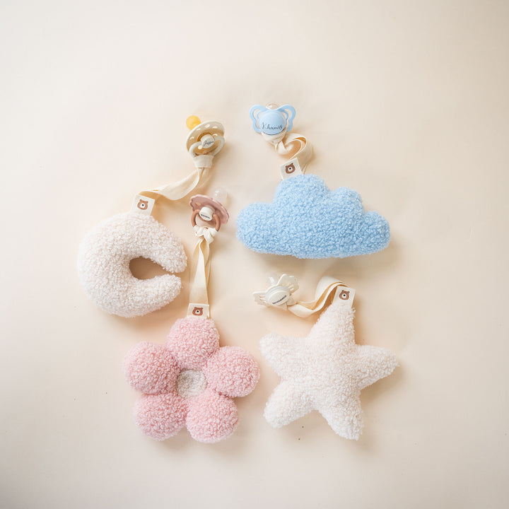 JBØRN x FRIGG Baby Gift Set | Baby's First Pacifiers Pack & Holders Set - Personalisable Baby Products Sold and Personalised by JustBørn