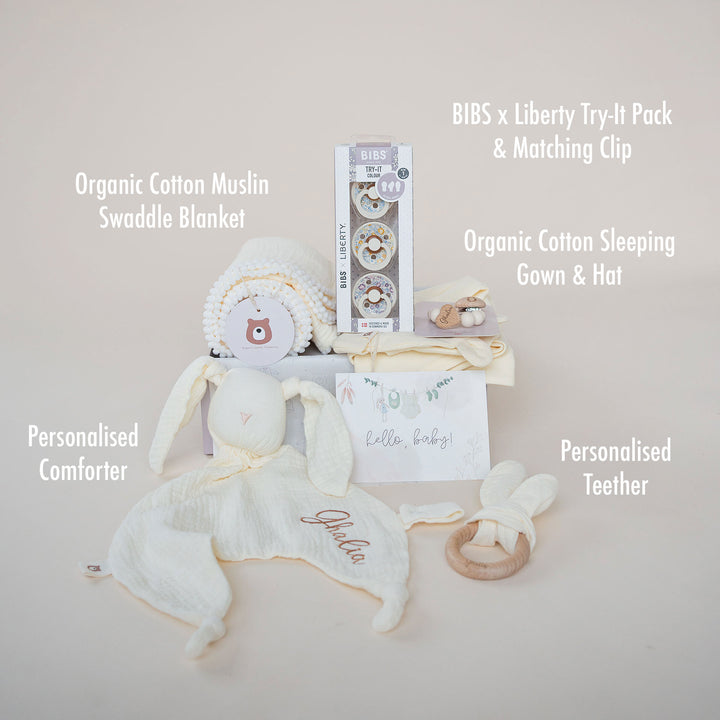 JBØRN Baby Welcome Gift Set | Newborn Bundle - Personalisable Baby Products Sold and Personalised by JustBørn