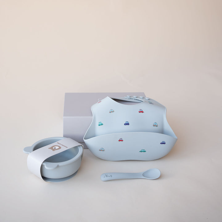 JBØRN Baby Weaning Basic Gift Box - Personalisable Baby Products Sold and Personalised by JustBørn