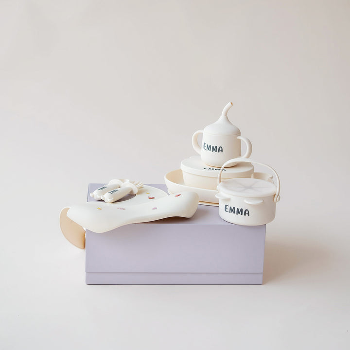 JBØRN Baby Weaning Full Essentials Gift Box - Personalisable Baby Products Sold and Personalised by JustBørn