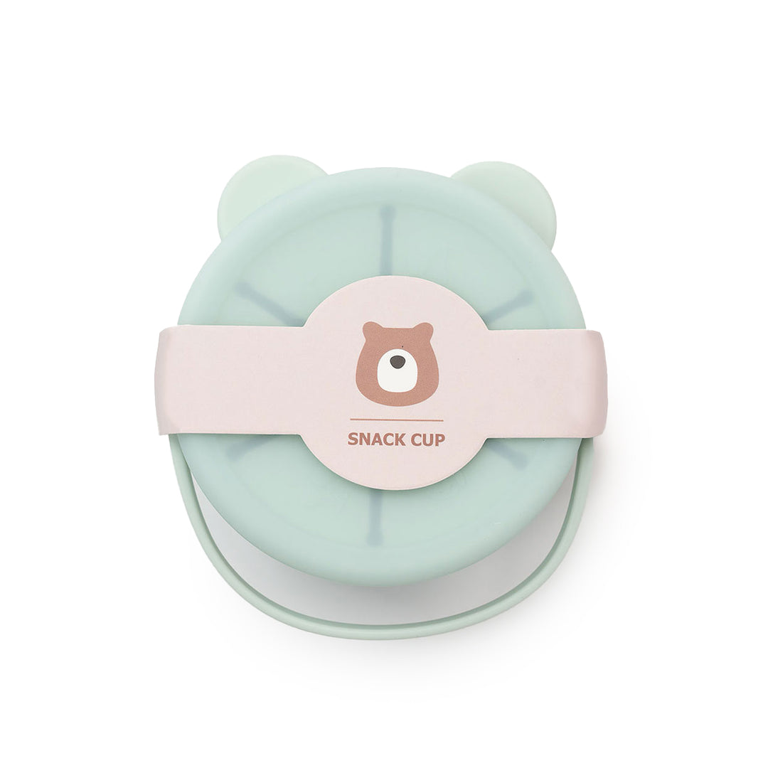 JBØRN Baby Snack Cup With Lid & Handle - Personalisable Baby Products Sold and Personalised by JustBørn