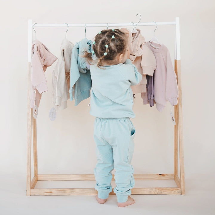 JBØRN Organic Cotton Sweatshirt & Jogger Set - Personalisable Baby Products Sold and Personalised by JustBørn