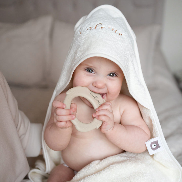 JBØRN Organic Cotton Towel & Skincare Gift Set - Personalisable Baby Products Sold and Personalised by JustBørn
