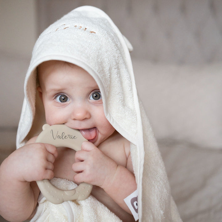 JBØRN Bear Teether - Personalisable Baby Products Sold and Personalised by JustBørn