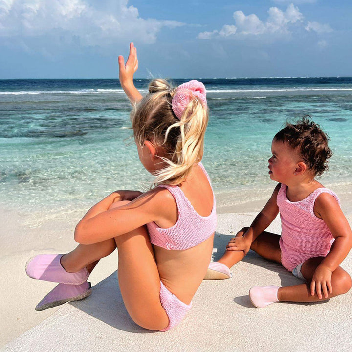 JBØRN Baby Girl Crinkle Bikini - Personalisable Baby Products Sold and Personalised by JustBørn