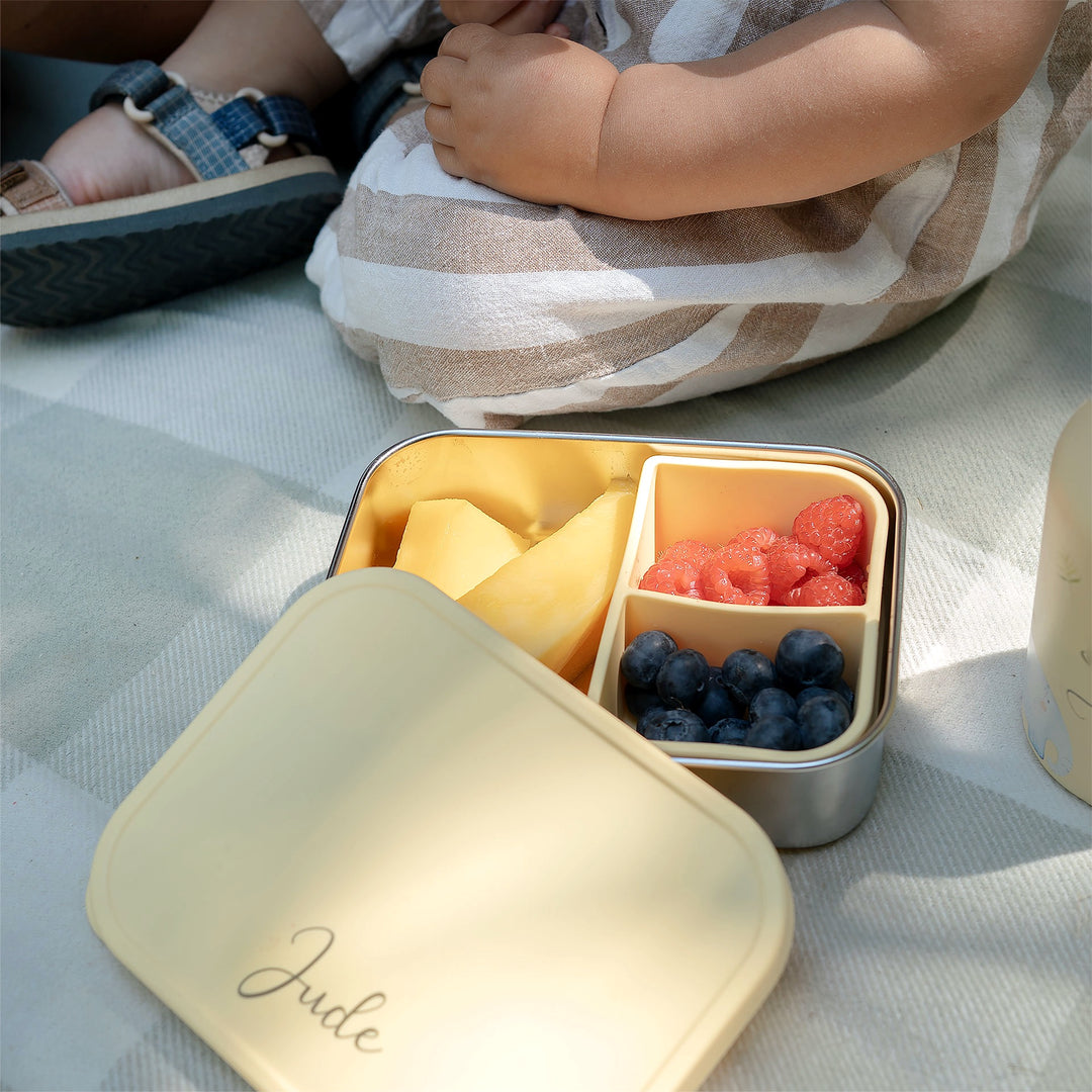 JBØRN Personalised Water Bottle & Lunch Box Set - Personalisable Baby Products Sold and Personalised by JustBørn