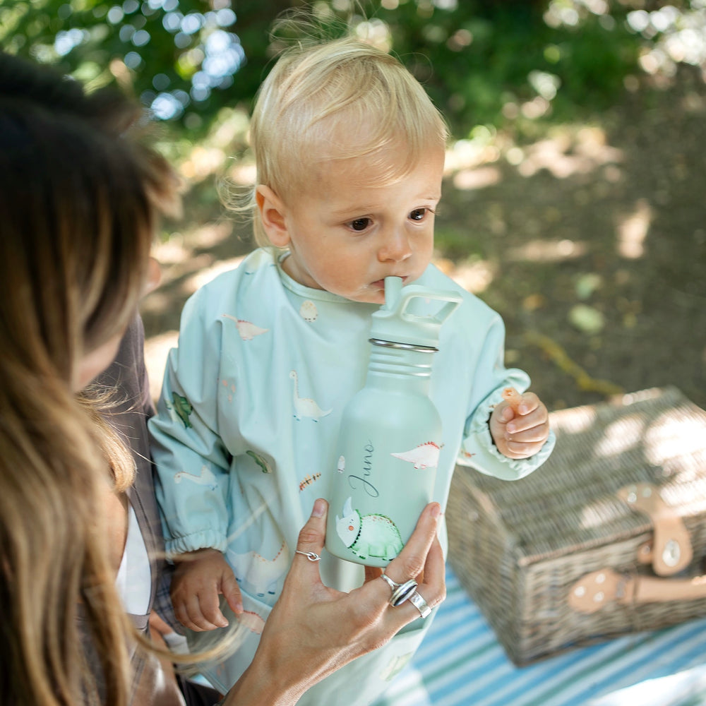 JBØRN Personalised Stainless Steel Kids Water Bottle - Personalisable Baby Products Sold and Personalised by JustBørn