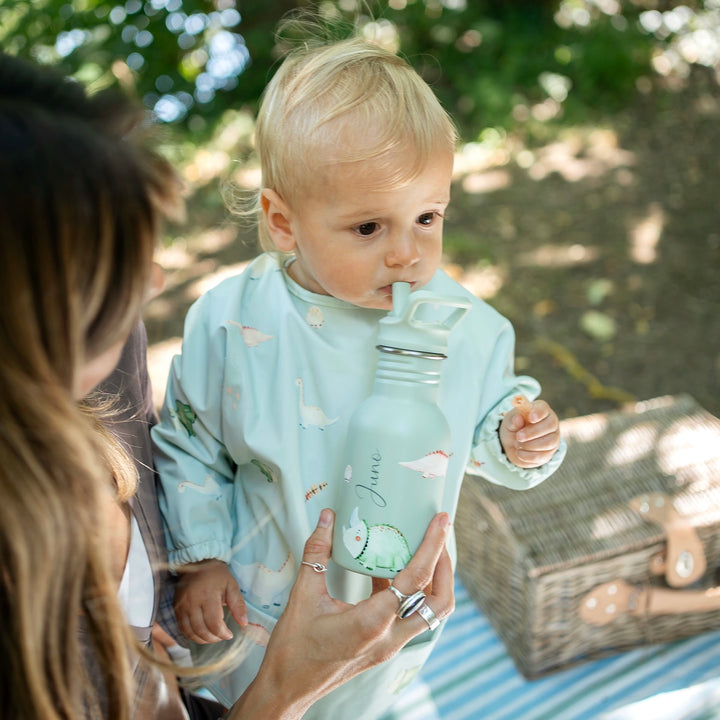 JBØRN Personalised Stainless Steel Kids Water Bottle - Personalisable Baby Products Sold and Personalised by JustBørn