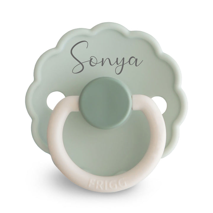 FRIGG Daisy Silicone Pacifiers - Personalisable Baby Products Sold and Personalised by JustBørn