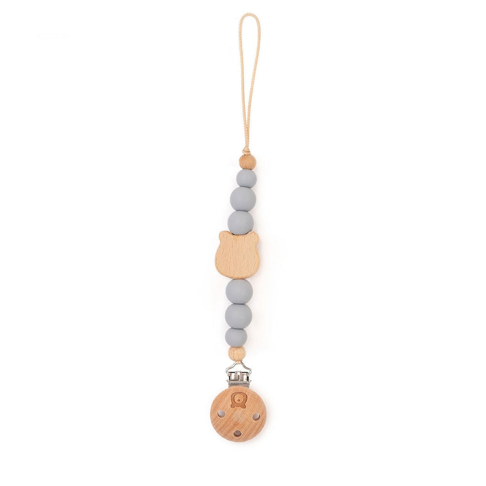 JBØRN Bear Pacifier Clip | Personalised Cloud - Personalisable Baby Products Sold and Personalised by JustBørn