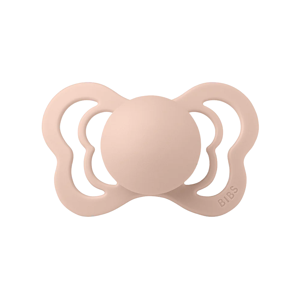 BIBS Couture Anatomical Silicone Pacifiers Couture | Blush - Personalisable Baby Products Sold and Personalised by JustBørn