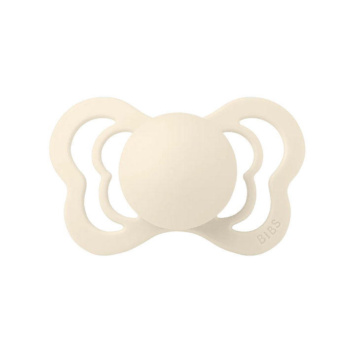 BIBS Couture Anatomical Silicone Pacifiers Couture | Ivory - Personalisable Baby Products Sold and Personalised by JustBørn