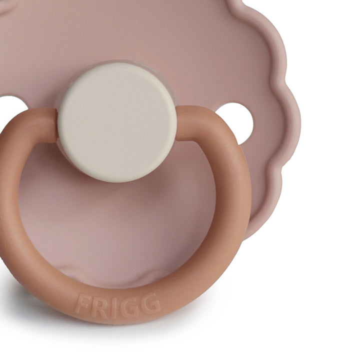 FRIGG Daisy Silicone Pacifiers Biscuit - Personalisable Baby Products Sold and Personalised by JustBørn
