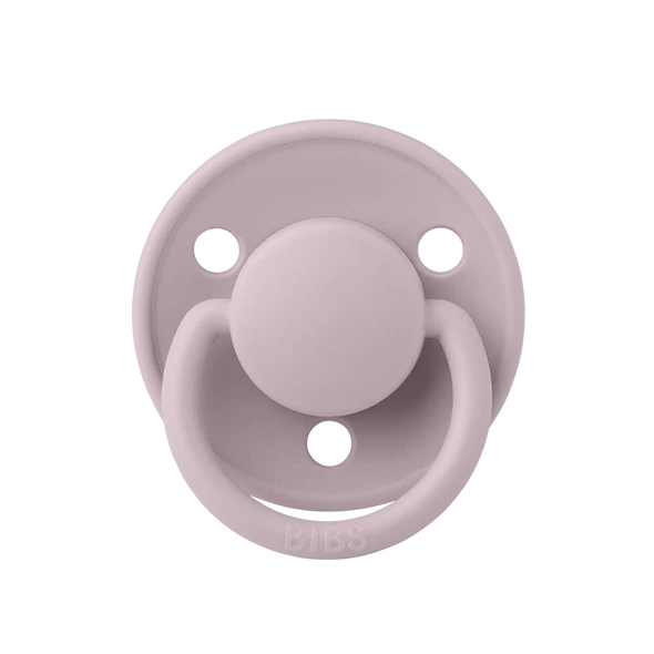 BIBS De Lux Natural Rubber Latex Pacifiers De Lux | Dusky Lilac - Personalisable Baby Products Sold and Personalised by JustBørn