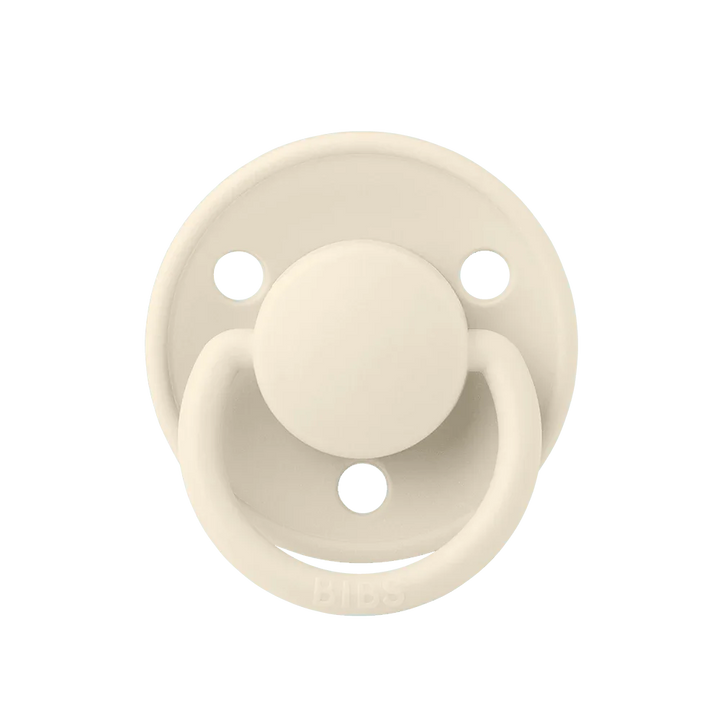 BIBS De Lux Silicone Pacifiers | One Size De Lux | Ivory - Personalisable Baby Products Sold and Personalised by JustBørn