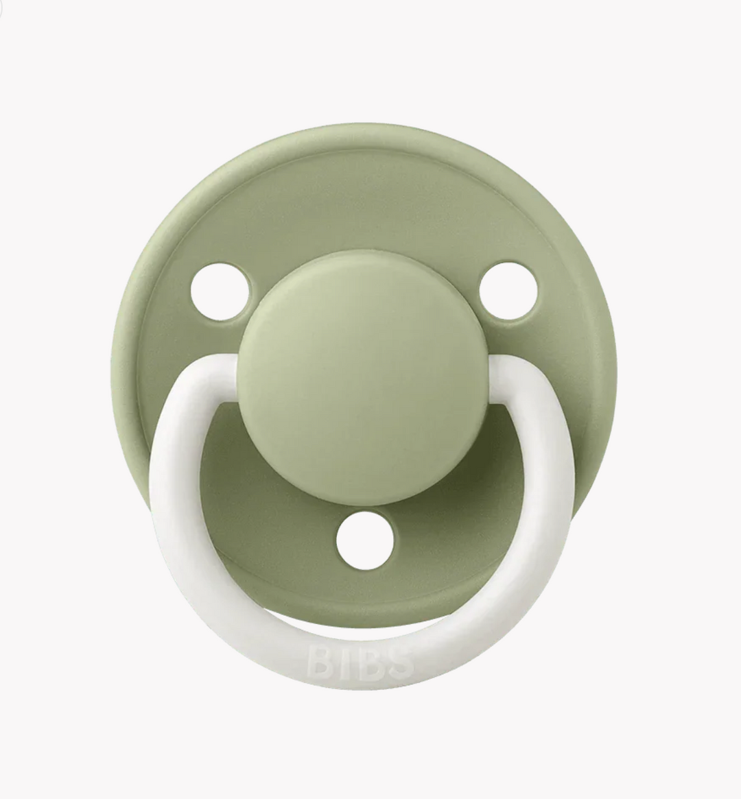 BIBS De Lux Silicone Pacifiers | One Size De Lux | Sage Night Glow - Personalisable Baby Products Sold and Personalised by JustBørn