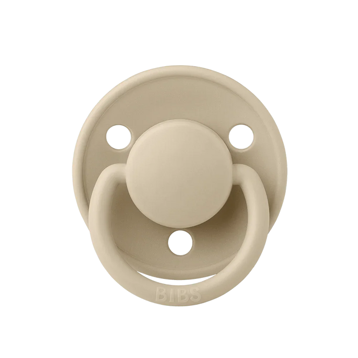 BIBS De Lux Silicone Pacifiers | One Size De Lux | Vanilla - Personalisable Baby Products Sold and Personalised by JustBørn