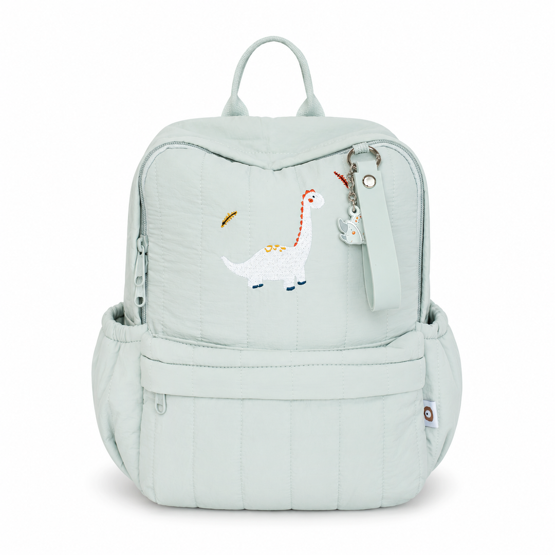STOCK - Little Explorer Backpack Dino Backpack - Personalisable Baby Products Sold and Personalised by JustBørn