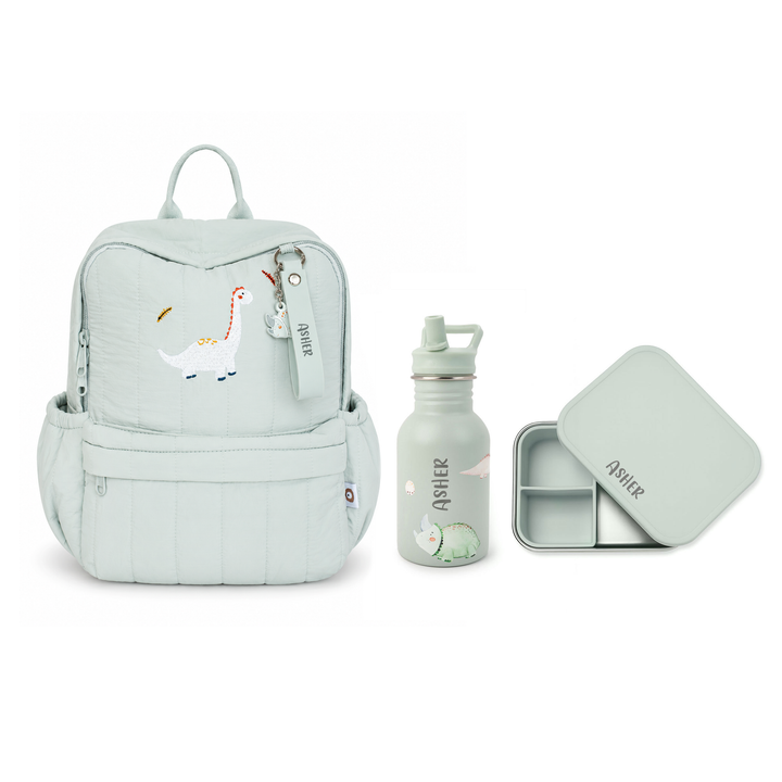 JBØRN Little Explorer Set | Backpack, Water Bottle & Lunch Box
