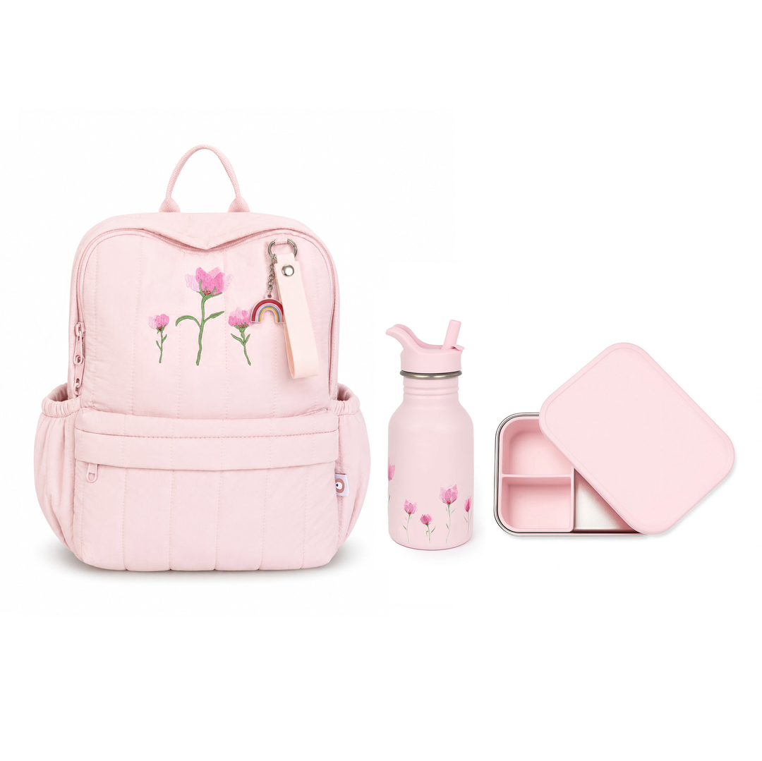 JBØRN Little Explorer Set | Backpack, Water Bottle & Lunch Box
